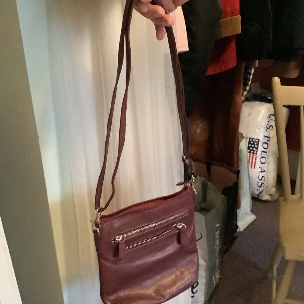 BUENO ..Elegant dark brown Crossbody Bag